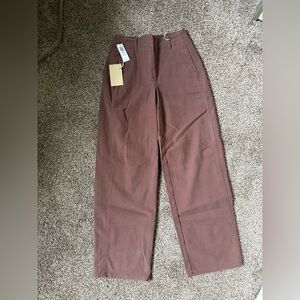 Aritzia Wilfred Free Brown Pants